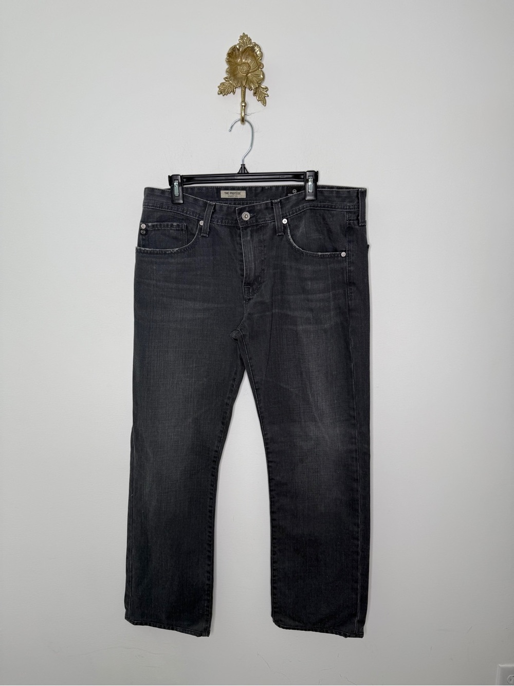 AG Adriano Goldshmeid The Protege Straig Leg Jeans 34